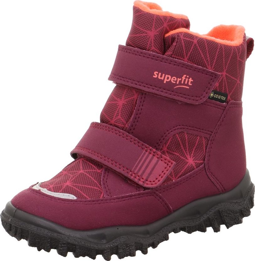 Dívčí zimní boty HUSKY Red/Orange Gore-Tex