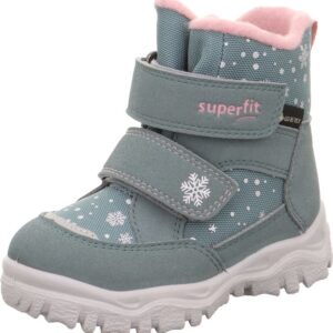 Dívčí zimní boty HUSKY1 Light Green/Pink Gore-Tex