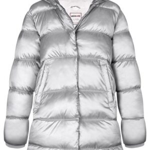 Kabát dívčí nylonový Puffa podšitý microfleecem