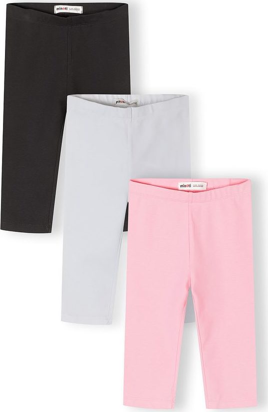 Legíny dívčí capri 3pack Minoti 30LEGGING103 - 116/122 | 6/7let