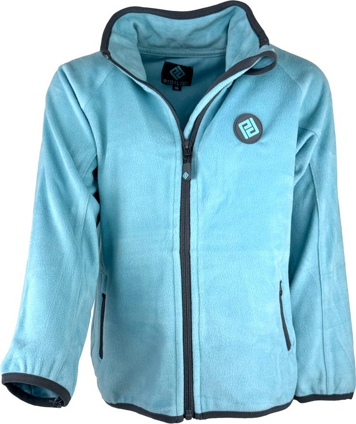 Outdoorová fleezová mikina na zip Pidilidi PD1171-15 Turquoise - XL