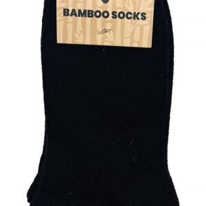 Unisex kotníkové ponožky bambusové - 3pack Pidilidi PD0150-10 černá - 43-46