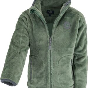 Unisex mikina chlupatá se stojáčkem Pidilidi PD1206-19 zelená - XXL