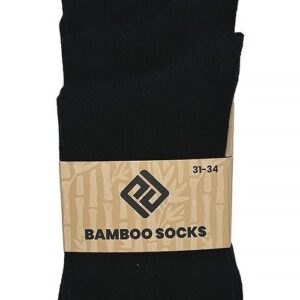 Unisex vysoké ponožky bambusové - 3pack Pidilidi PD0151-10 černá - 43-46