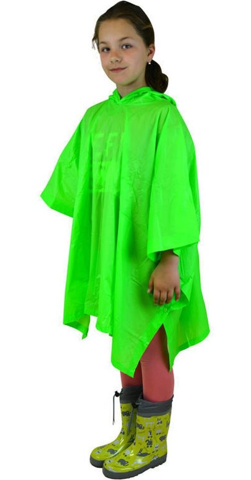 poncho PVC neonová